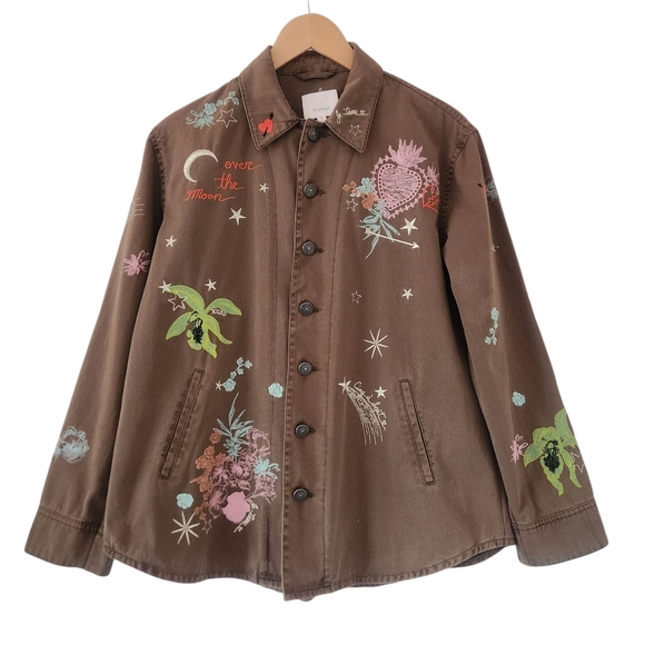 cinq a sept Jackets & Blazers - Cinq à Sept Over the Moon Canyon Jacket Scrunched Sleeve XS